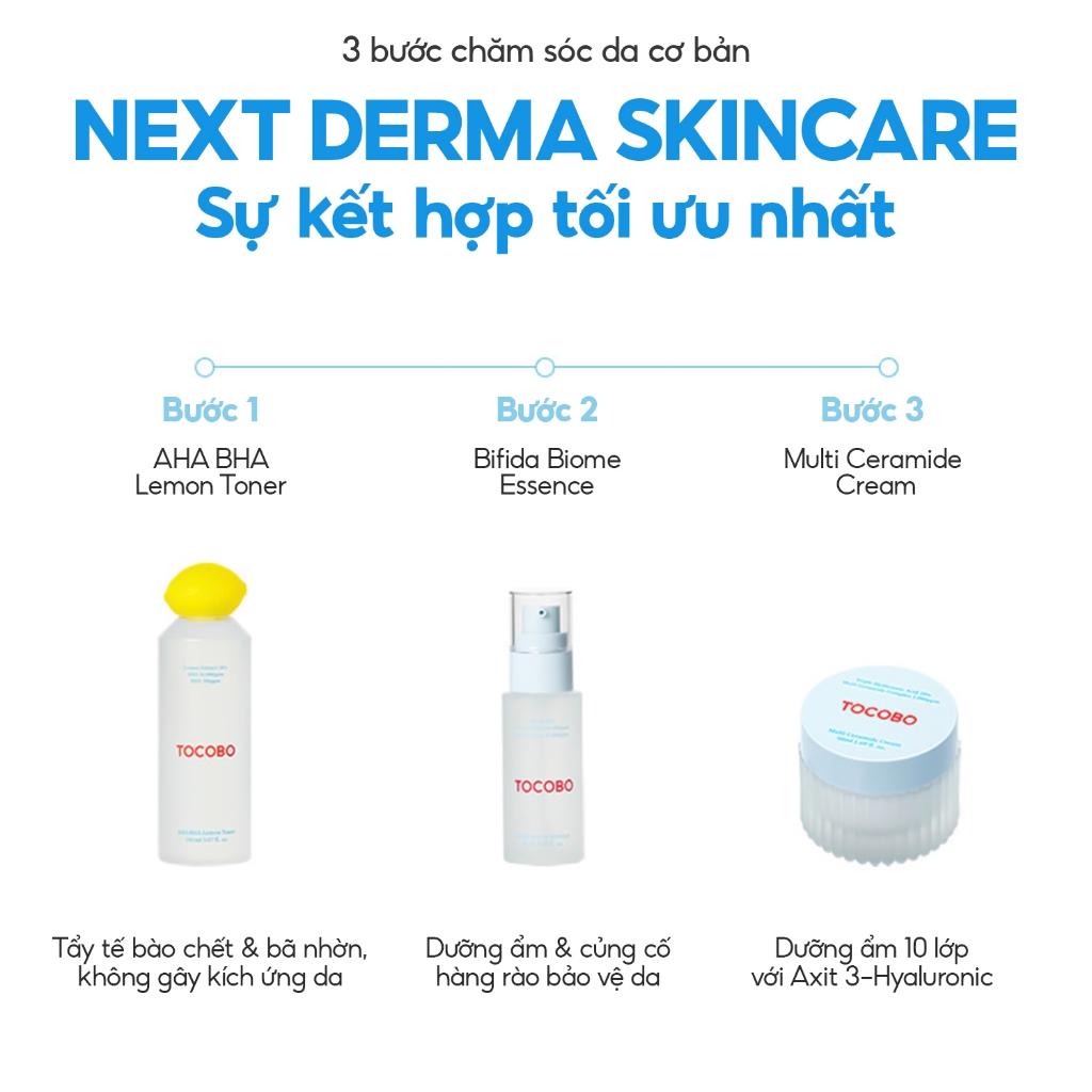 Tinh chất dưỡng da tăng cường hàng rào bảo vệ da Tocobo Bifida Biome Essence 50ml