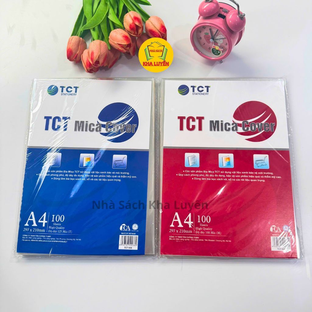 Bìa Bóng Kính A4 TCT 036/ 035, Bìa Mica Đóng Sổ | Shopee Việt Nam