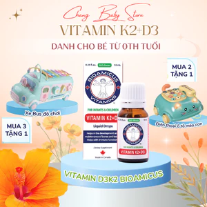 BioAmicus Vitamin K2&D3 tặng Điện thoại mèo con và Xe bus thông minh