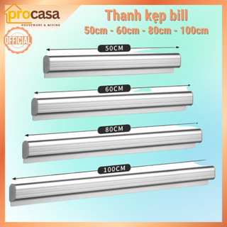 Thanh Kẹp Bill - Order - Hoá Đơn Bằng Nhôm (50cm - 60cm - 80cm - 100cm) - Kèm băng dính