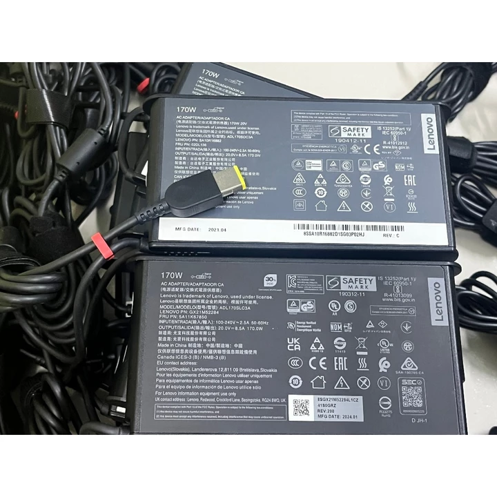 Bán sạc Laptop Lenovo gaming 170W ( 20V 8.5A ) Ovan Hàng cũ , zin Theo máy , chính Hãng