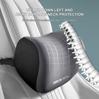 SEAMETAL Gối tựa cao su non + vỏ cotton thoáng khi hàng cao cấp siêu đàn hồi