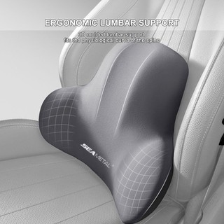 SEAMETAL Gối tựa cao su non + vỏ cotton thoáng khi hàng cao cấp siêu đàn hồi