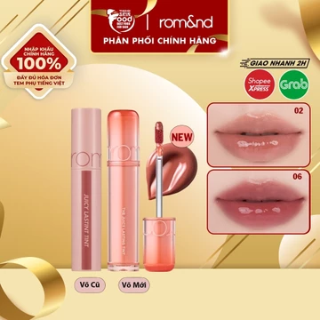 [SVIP Deal] Son Tint Lì Căng Bóng, Dưỡng Ẩm Romand The Juicy Lasting Tint