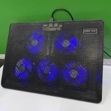 Đế tản nhiệt LAPTOP V5 thiết kế 5 quạt làm mát - Cooling Pad Notebook V4/V5 giúp tản nhiệt laptop giá rẻ