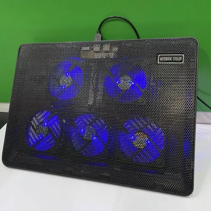 Đế tản nhiệt LAPTOP V5 thiết kế 5 quạt làm mát - Cooling Pad Notebook V4/V5 giúp tản nhiệt laptop giá rẻ