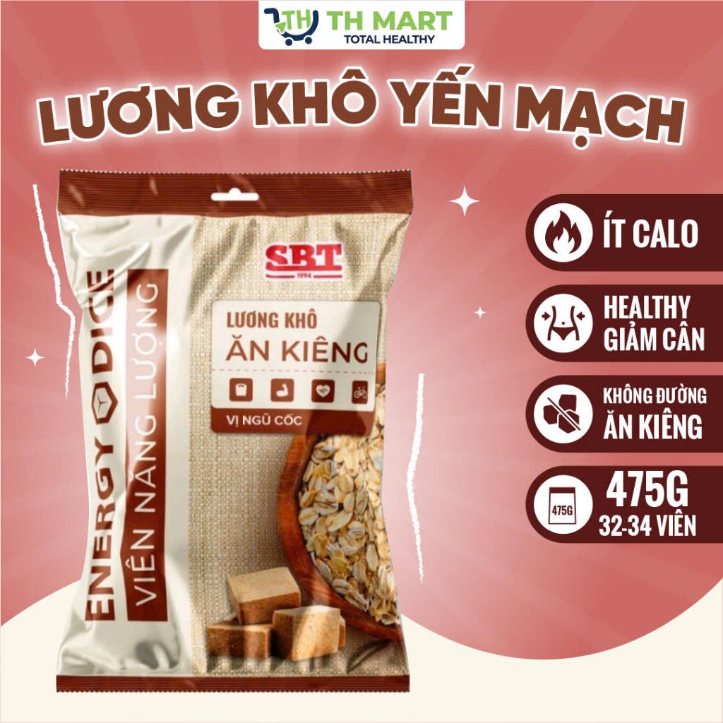 Lương Khô Ăn Kiêng SBT Vị Yến Mạch Loại 900g Eat Clean Ít Calo Giảm ...