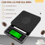 5kg / 0.1g Drop cà phê quy mô với timer di động điện tử kỹ thuật số nhà bếp quy mô cao Precis
