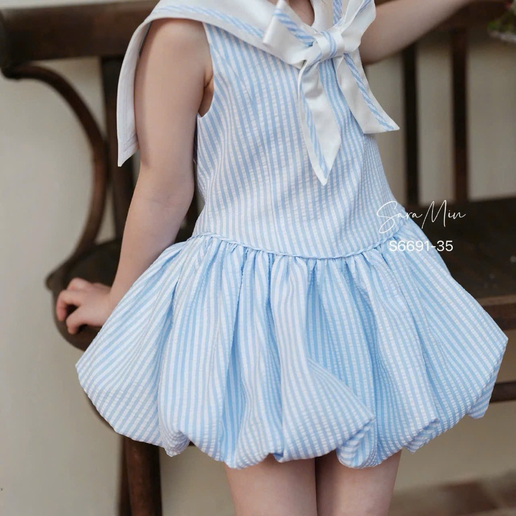 Váy Đầm Bé Gái Sát Nách Sara June Xinh Xắn Dễ Thương Nhẹ Nhàng Size 1-12Y (10-45kg)