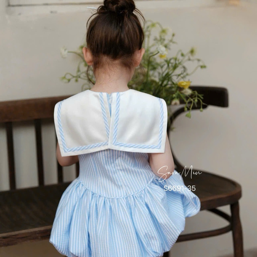Váy Đầm Bé Gái Sát Nách Sara June Xinh Xắn Dễ Thương Nhẹ Nhàng Size 1-12Y (10-45kg)