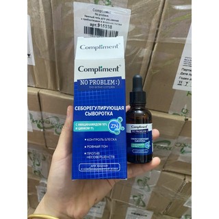 Serum Compliment No Problem Niacinamide & Zin C kiềm dầu, giảm mụn, mờ thâm của Nga