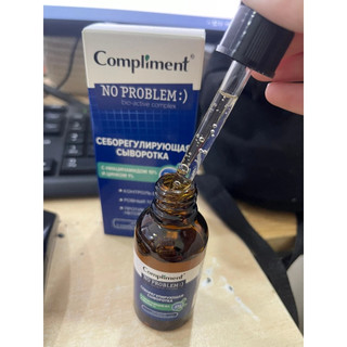 Serum Compliment No Problem Niacinamide & Zin C kiềm dầu, giảm mụn, mờ thâm của Nga