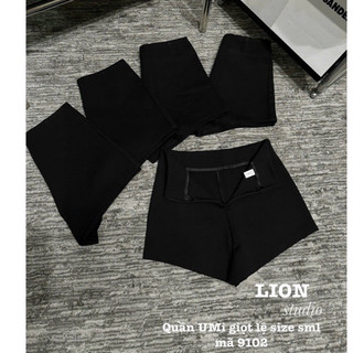 QCL1 Q6281 Quần sooc umi khoá giọt lệ sau cạp cao dáng ôm đẹp xuất sắc tôn body mix cả thế giới