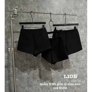 QCL1 Q6281 Quần sooc umi khoá giọt lệ sau cạp cao dáng ôm đẹp xuất sắc tôn body mix cả thế giới