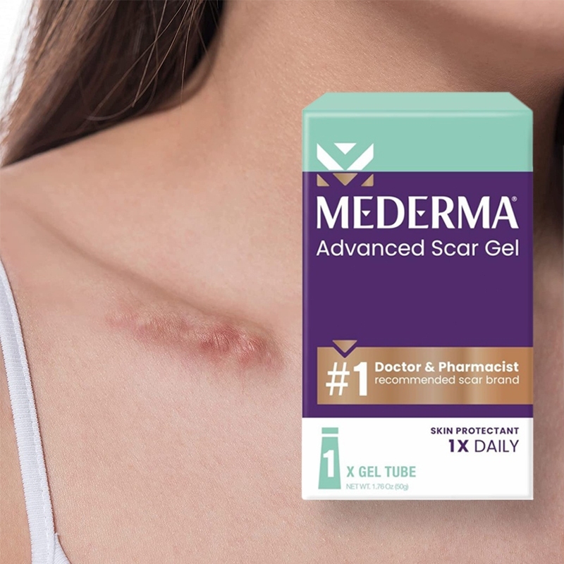 Gel Làm Mờ Sẹo Mederma Advanced Scar Gel Skin Protectant 50g