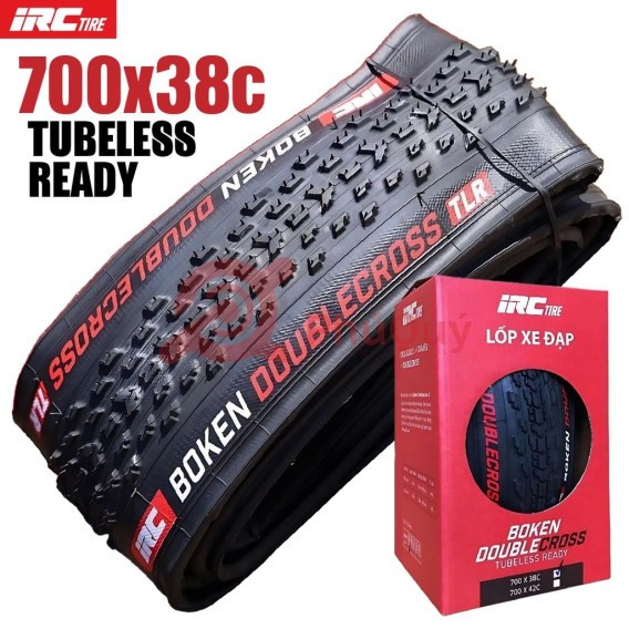 [tặng decal](1 chiếc) Vỏ xe đạp IRC BOKEN DOUBLECROSS Kevlar (700x38C ...