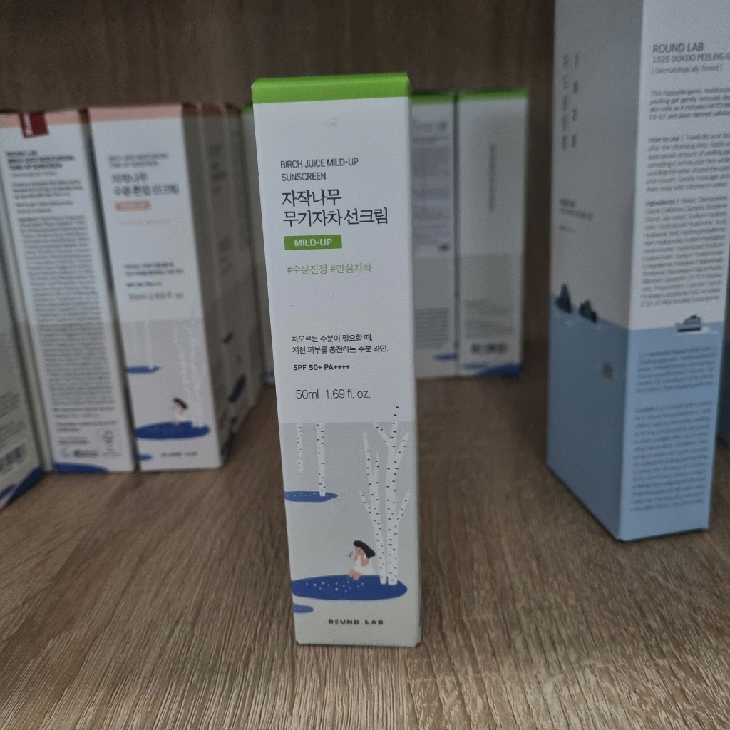 Kem chống nắng roundlab Round lab Birch Juice Moisturizing Sun Cream / Tone up / Mild-Up 50mlp