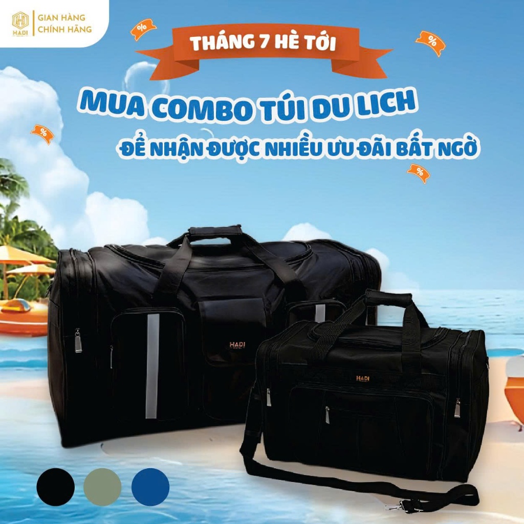 Túi du lịch HEIOU chống nước cỡ lớn đa năng túi gym cao cấp thời trang nam nữ tiện lợi
