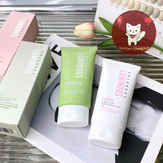 [COLORKEY] Sữa Rửa Mặt Colorkey Luminous Vỏ Hồng/Xanh, Làm Sạch Sâu, Không Gây Khô Da, 100g