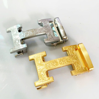 Mặt khóa thắt lưng nam chữ H kiểu khóa hợp kim dùng cho dây 3,5cm trở xuống thatlungvidanamnu