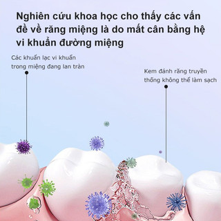 Bột đánh răng probiotics Nhật Bản 50g Loại bỏ cao răng và mảng bám Làm trắng răng Hơi thở thơm mát