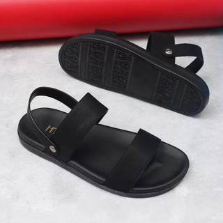 Sandal Nam cao cấp -quai hậu bấm cúc cho học sinh, sinh viên phong cách thời trang 2025
