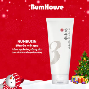 Sữa rửa mặt Numbuzin No.3 Rice Enzyme Skin Softening Cleansing Foam 170ml