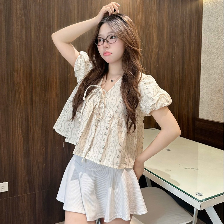Áo Babydoll Form Rộng Xinh Xắn Dáng Yêu, Phong Cách Nữ Tính Trẻ Trung