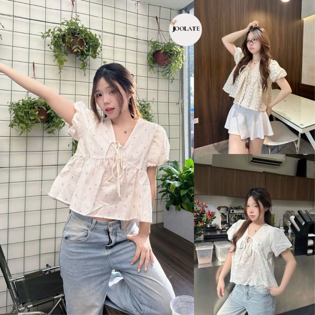 Áo Babydoll Form Rộng Xinh Xắn Dáng Yêu, Phong Cách Nữ Tính Trẻ Trung