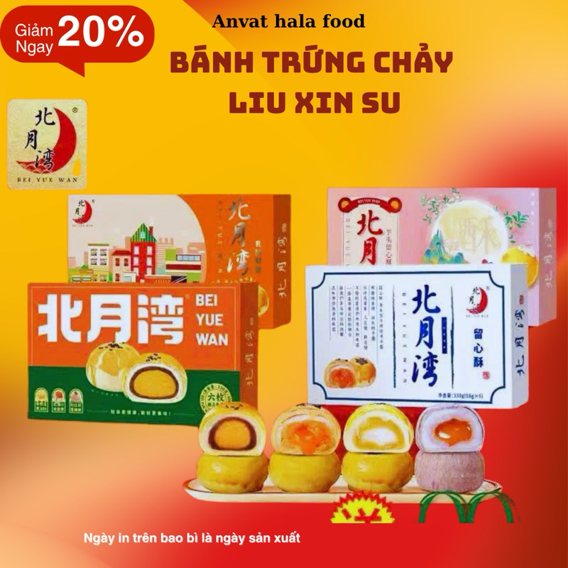 Bánh trứng chảy liu xin su hộp 6 bánh