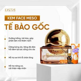 Kem Face Meso Tế Bào Gốc Lycos 20g – Sáng Mịn, Bật Tone & Phục Hồi Da – Tặng 1 Serum Cốt Hoa
