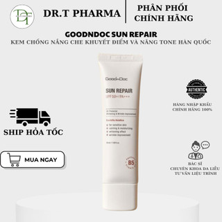 [HÀNG CÔNG TY] Kem Chống Nắng Nâng Tông Tự Nhiên Goodndoc Sun Repair (50ml)