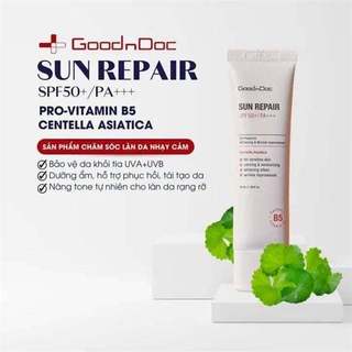 [HÀNG CÔNG TY] Kem Chống Nắng Nâng Tông Tự Nhiên Goodndoc Sun Repair (50ml)