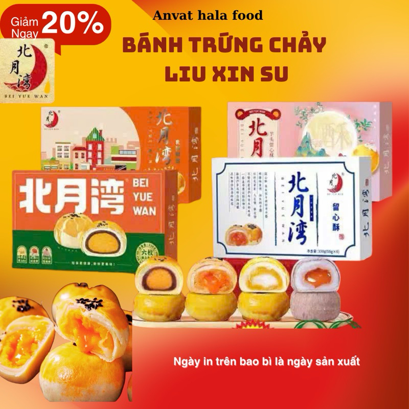 Bánh trứng chảy liu xin su hộp 6 bánh