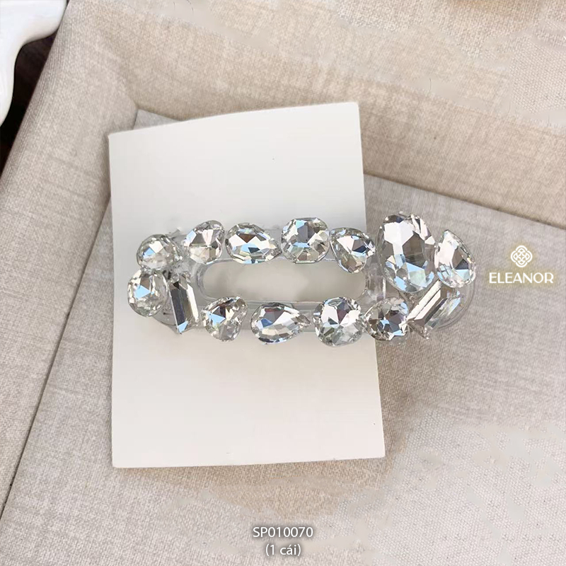 Kẹp tóc nữ Eleanor Accessories thiết kế đính đá lấp lánh kẹp tóc mái phụ kiện tóc 10070