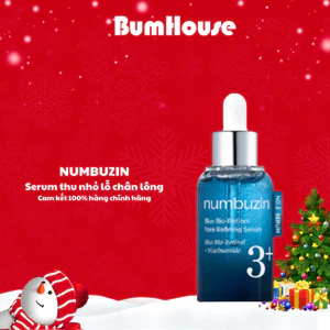 Serum thu nhỏ lỗ chân lông No.3 Numbuzin Blue Bio Retinol Pore Refining Serum 30ml