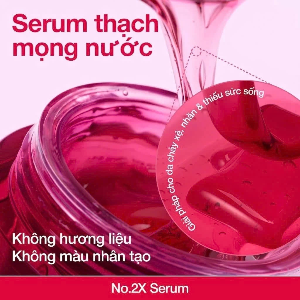 (Mẫu nâng cấp 2X) Serum Numbuzin Rose PDRN Collagen 2X Serum 30ml