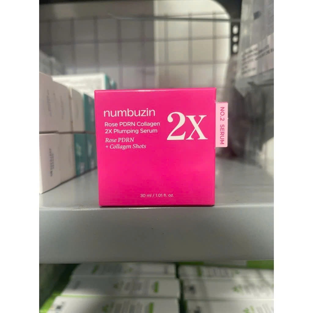 (Mẫu nâng cấp 2X) Serum Numbuzin Rose PDRN Collagen 2X Serum 30ml