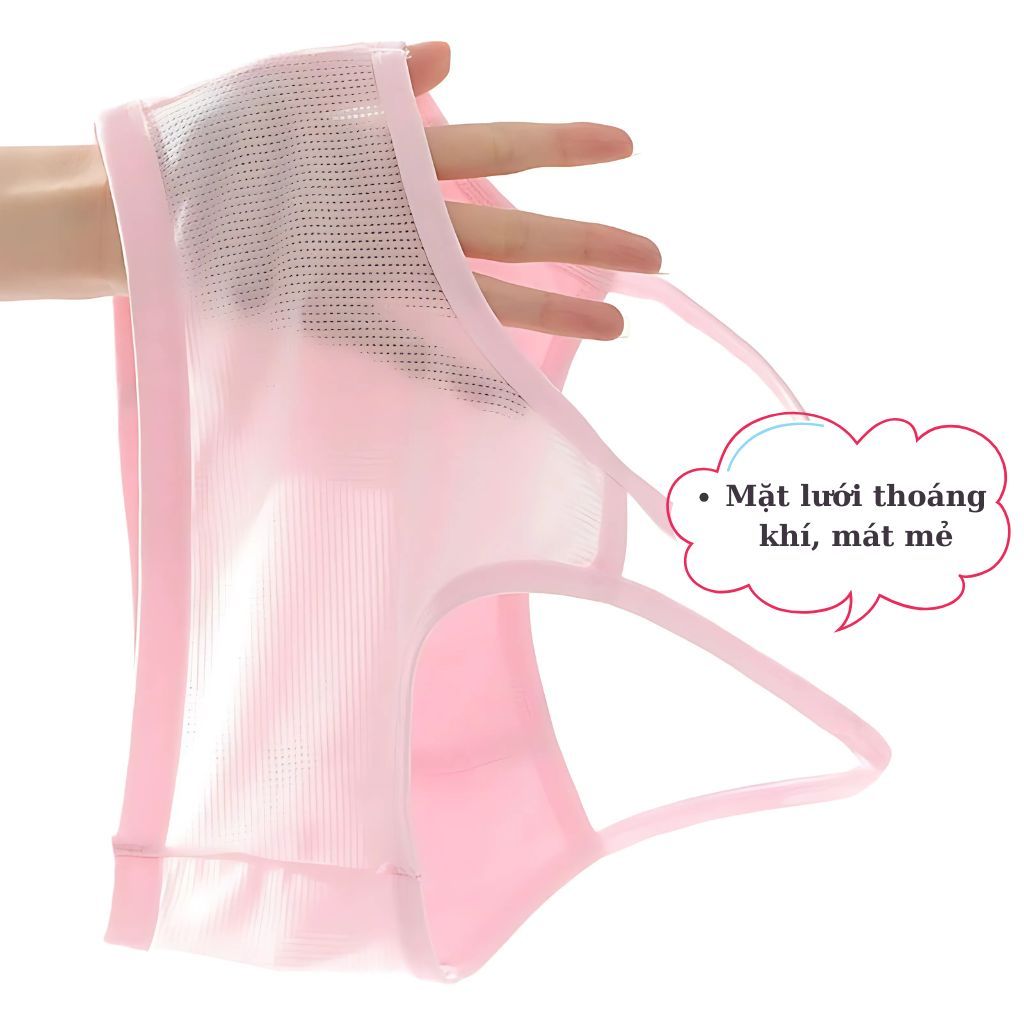 SET 3 Áo lá học sinh cotton phối lưới thoáng khí - COMBO 3 Áo lót bé gái basic xinh xắn LANIXA A108