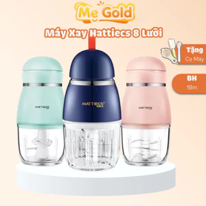 Máy xay ăn dặm cho bé Cocobear, Hattiecs và Misan 8 lưỡi dao dung tích 0,3L máy xay cocobear xay đồ ăn dặm cho bé