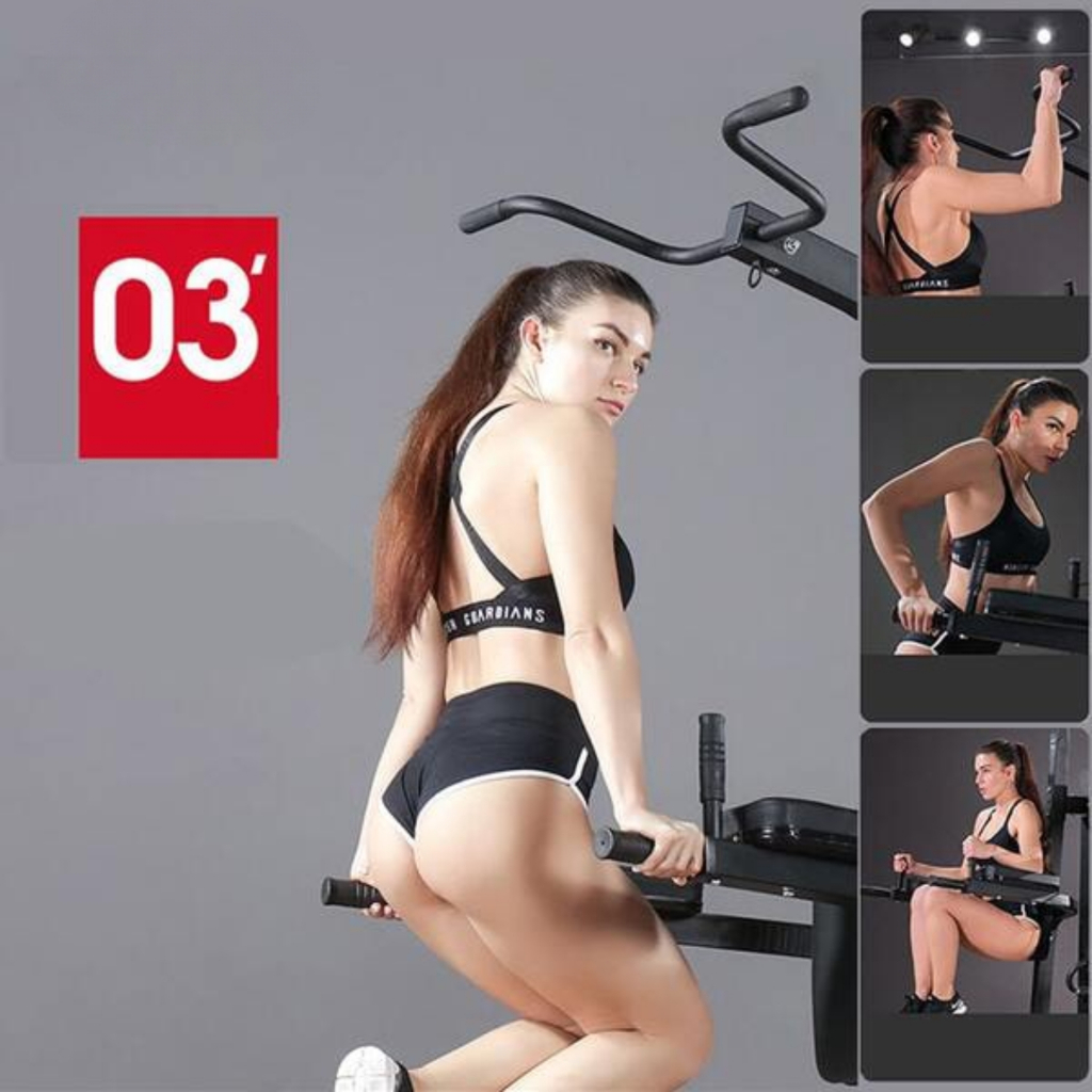 Giàn tạ đa năng HQ-908S - đơn giá chưa bao gồm bánh tạ tròn