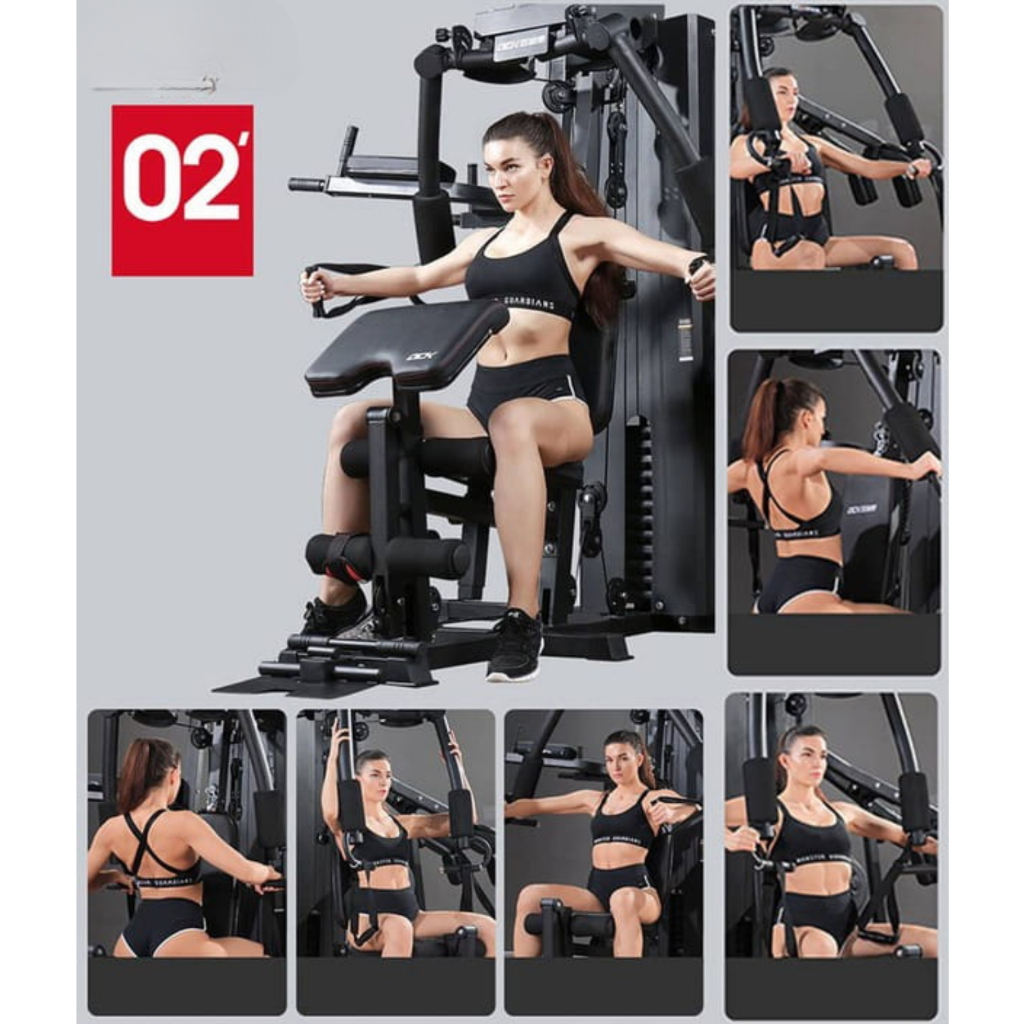 Giàn tạ đa năng HQ-908S - đơn giá chưa bao gồm bánh tạ tròn