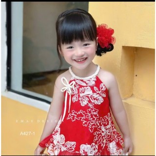 Set yếm cho bé gái trắng hoa hồng sz 10-30kg, set đồ cho bé gái áo yếm+ váy