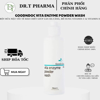 [HÀNG CÔNG TY] Bột Rửa Mặt Tẩy Tế Bào Chết GoodnDoc Vita Enzyme Powder Wash (90g)