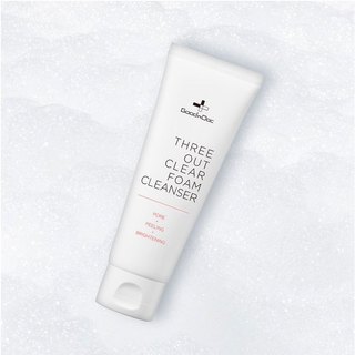 (TEM CÔNG TY) Sữa Rửa Mặt Dưỡng Sáng Cho Da GoodnDoc Three Out Clear Foam Cleanser 125ml