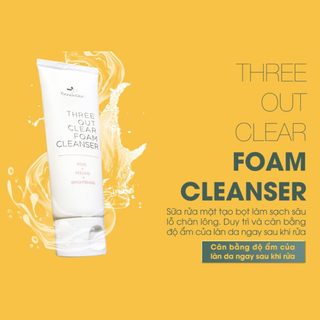 (TEM CÔNG TY) Sữa Rửa Mặt Dưỡng Sáng Cho Da GoodnDoc Three Out Clear Foam Cleanser 125ml