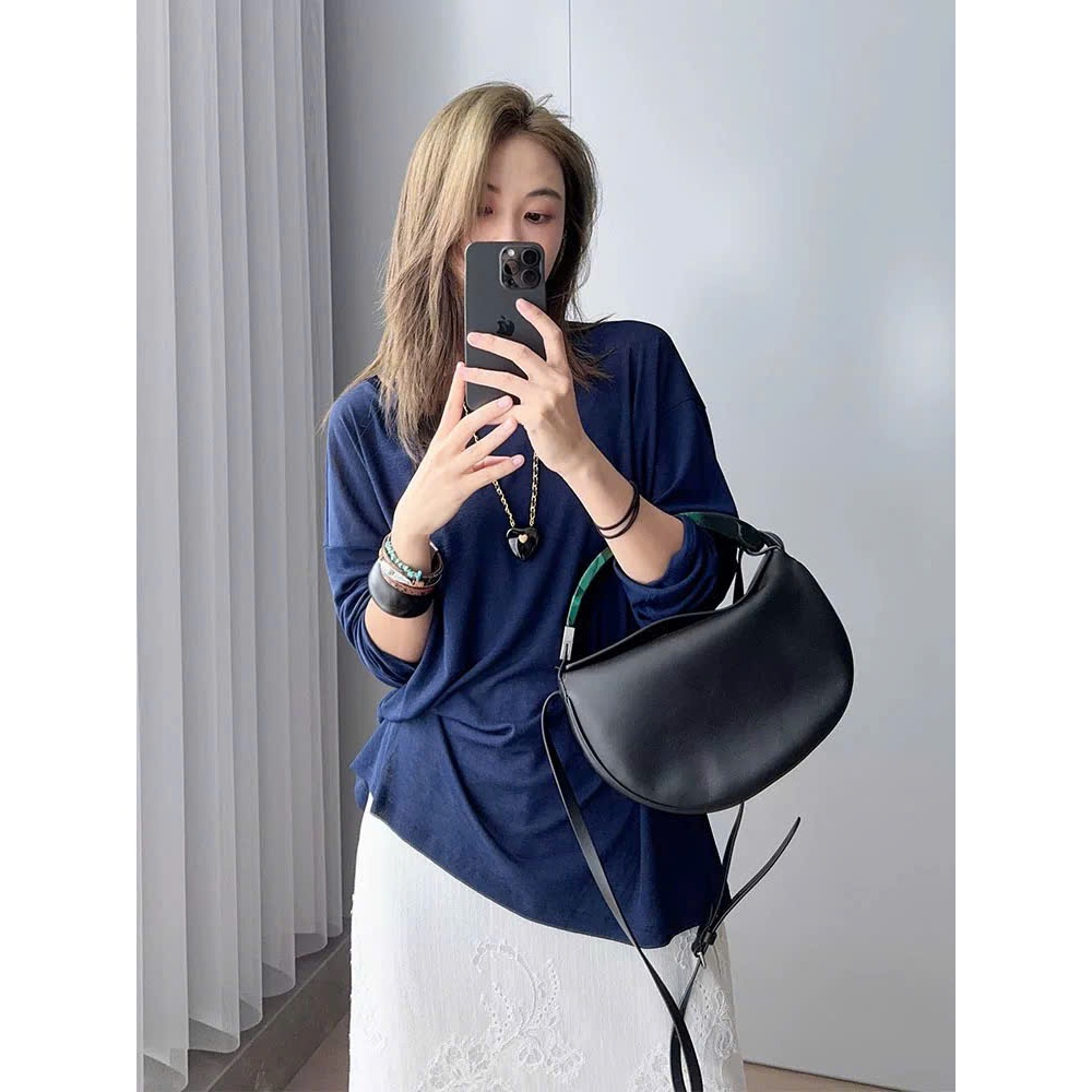 Áo thun nữ tay dài dáng rộng cá tính JULY FASHION, Áo thun dài tay nữ chất thun xượt mềm mại