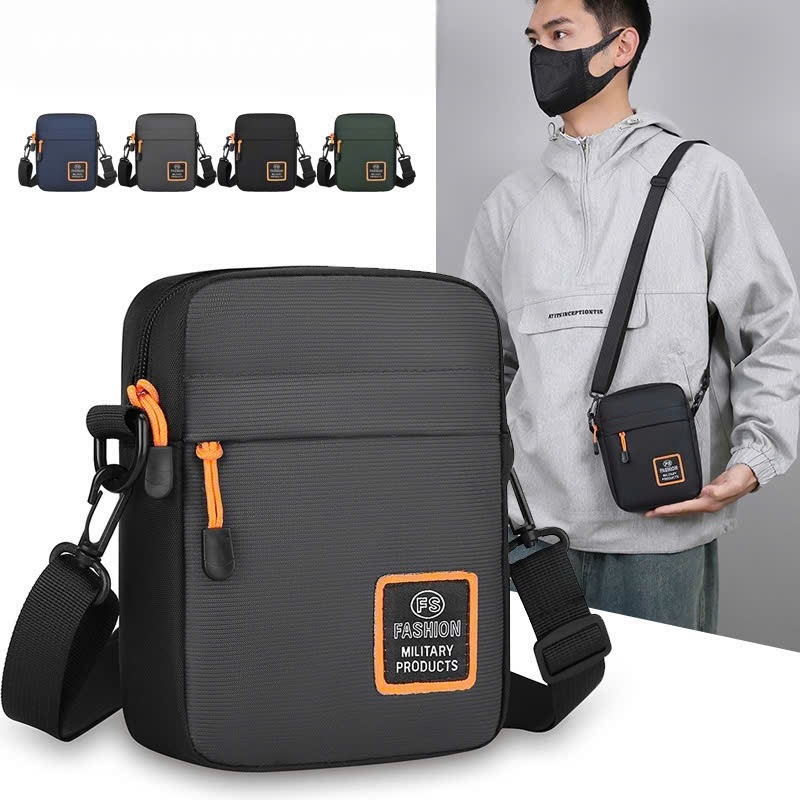 Túi đeo chéo nam nữ hình chữ nhật nhỏ gọn tiện lợi phong cách Hàn Quốc
