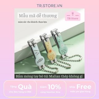 Bấm móng tay bỏ túi Malian thép không gỉ