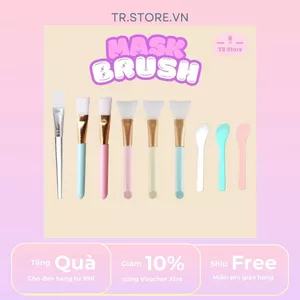 Cọ Quét Mặt Nạ Spa - Chất Liệu Silicon/Nylon/Nhựa Mềm Mại, Dễ Vệ Sinh